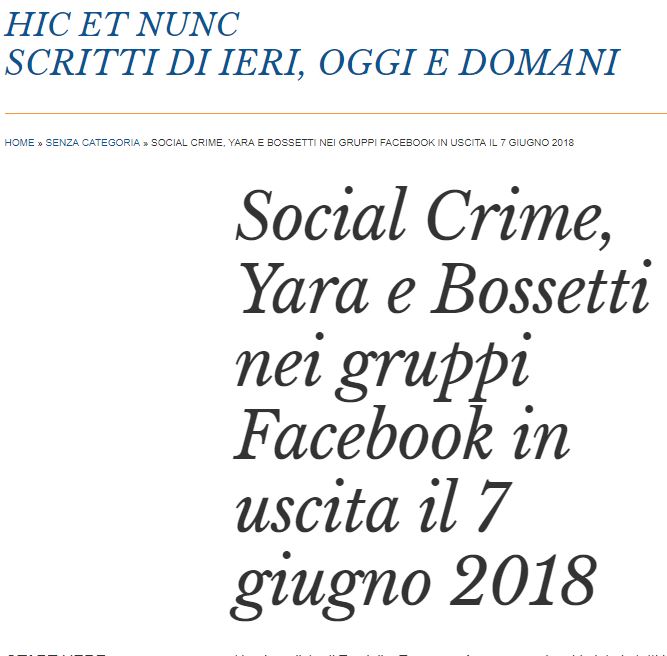 Social crime 1