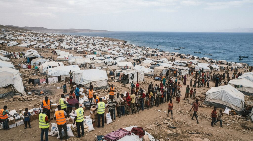 Yemen, migliaia di persone in fuga verso Gibuti: allarme Unhcr